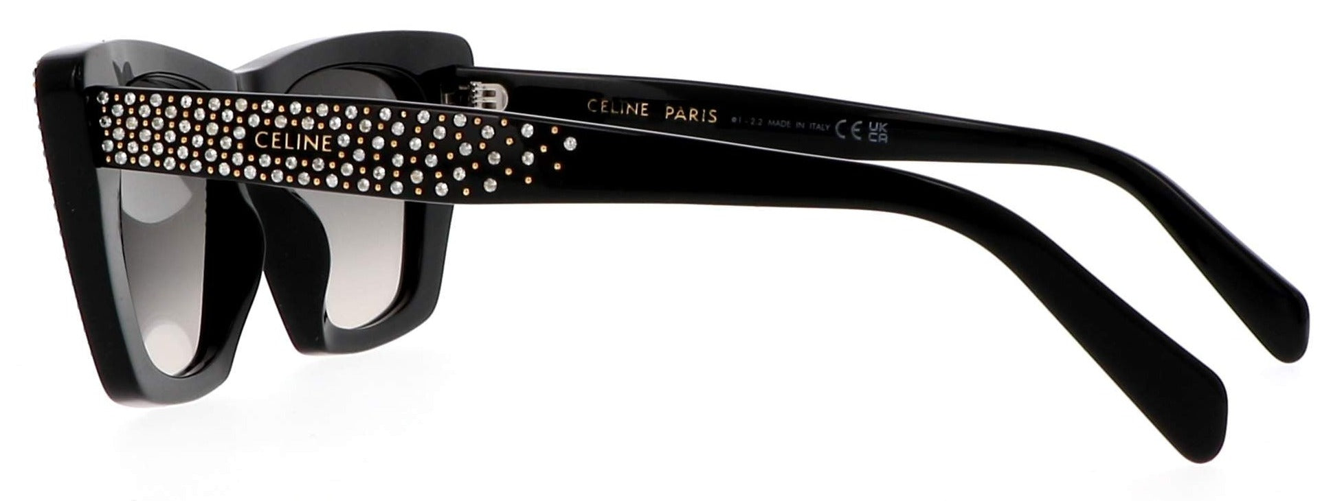 Alexander Daas - Celine CL4187IS Sunglasses - Black - Side View