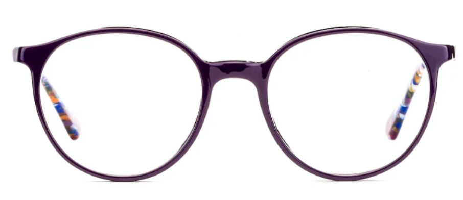 Alexander Daas - Etnia Barcelona Nara 19 Eyeglasses - Purple & Blue - Front View