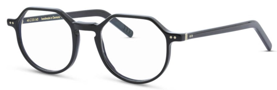 Alexander Daas - Lunor A12 505 Eyeglasses - Black - Side View