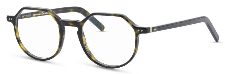 Alexander Daas - Lunor A12 505 Eyeglasses - Dark Havana - Side View