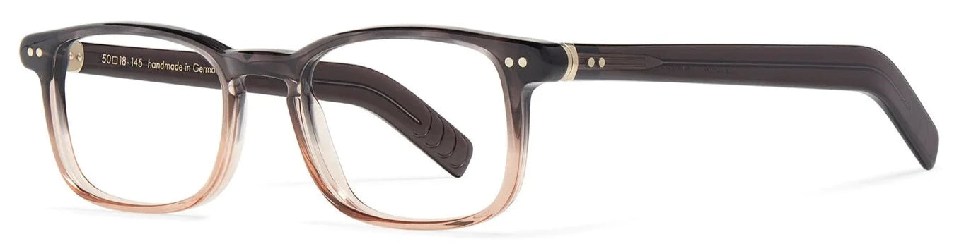 Alexander Daas - Lunor A6 244 Eyeglasses - Grey & Brown Gradient - Side View