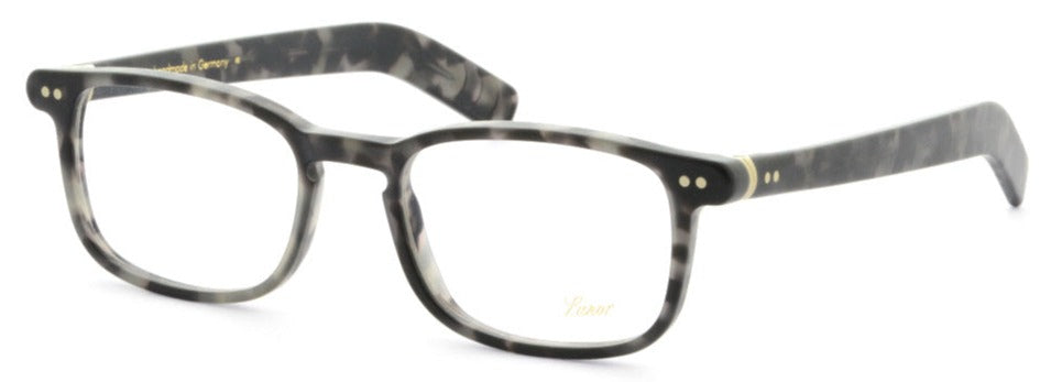 Alexander Daas - Lunor A6 244 Eyeglasses - Matte Black Havana - Side View