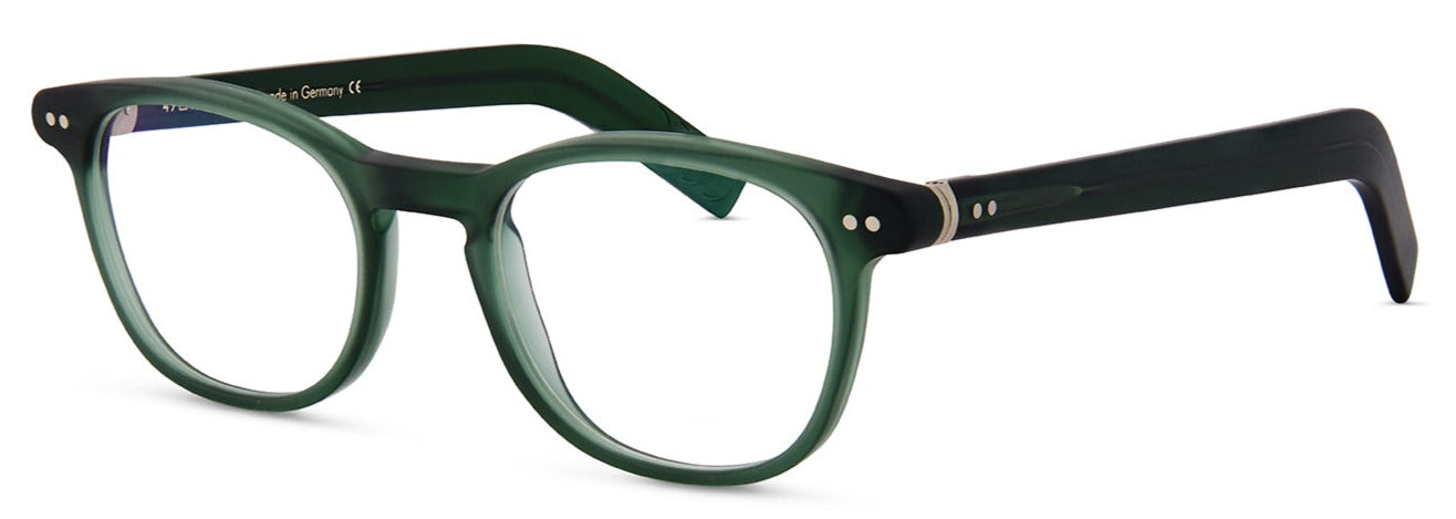 Alexander Daas - Lunor A6 246 Eyeglasses - Matte Forest Green - Side View