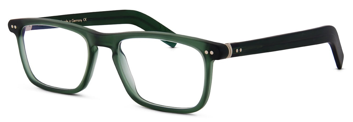 Alexander Daas - Lunor A6 250 Eyeglasses - Matte Forest Green - Side View