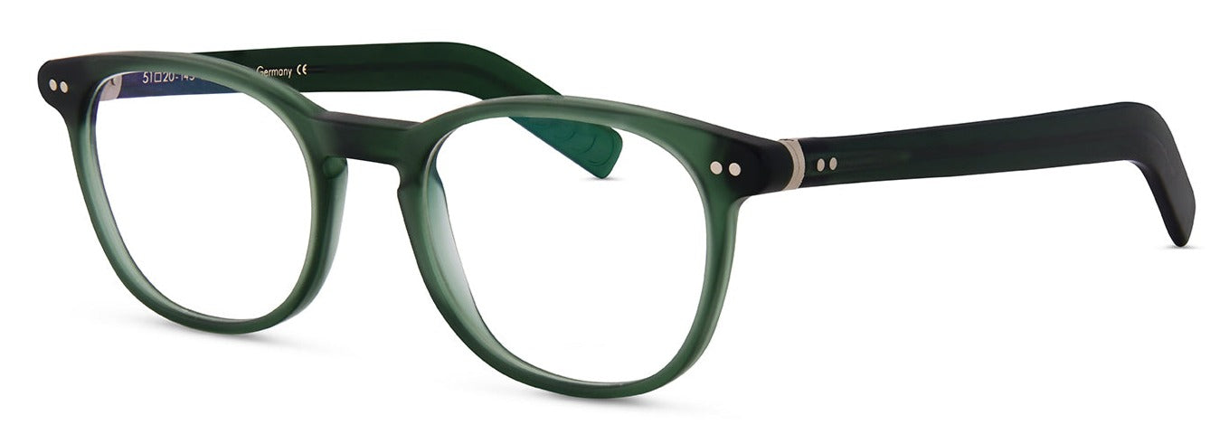 Alexander Daas - Lunor A6 251 Eyeglasses - Matte Forest Green - Side View