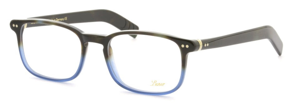 Alexander Daas - Lunor A6 256 Eyeglasses - Dark Havana Indigo - Side View