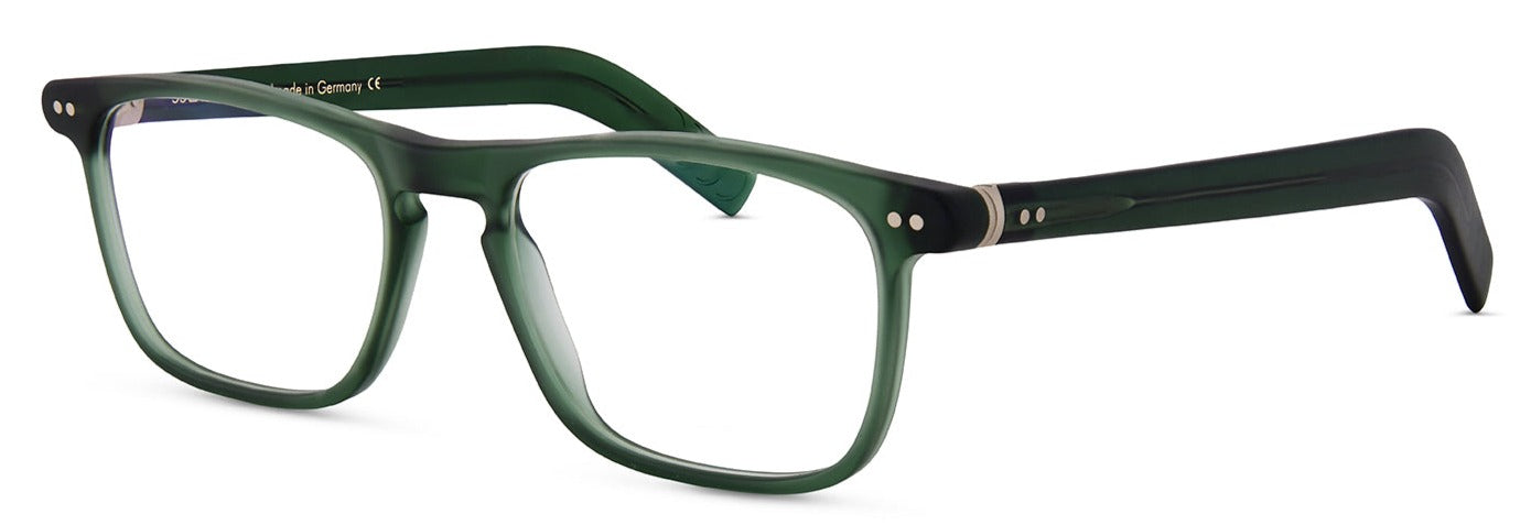 Alexander Daas - Lunor A6 256 Eyeglasses - Matte Forest Green - Side View