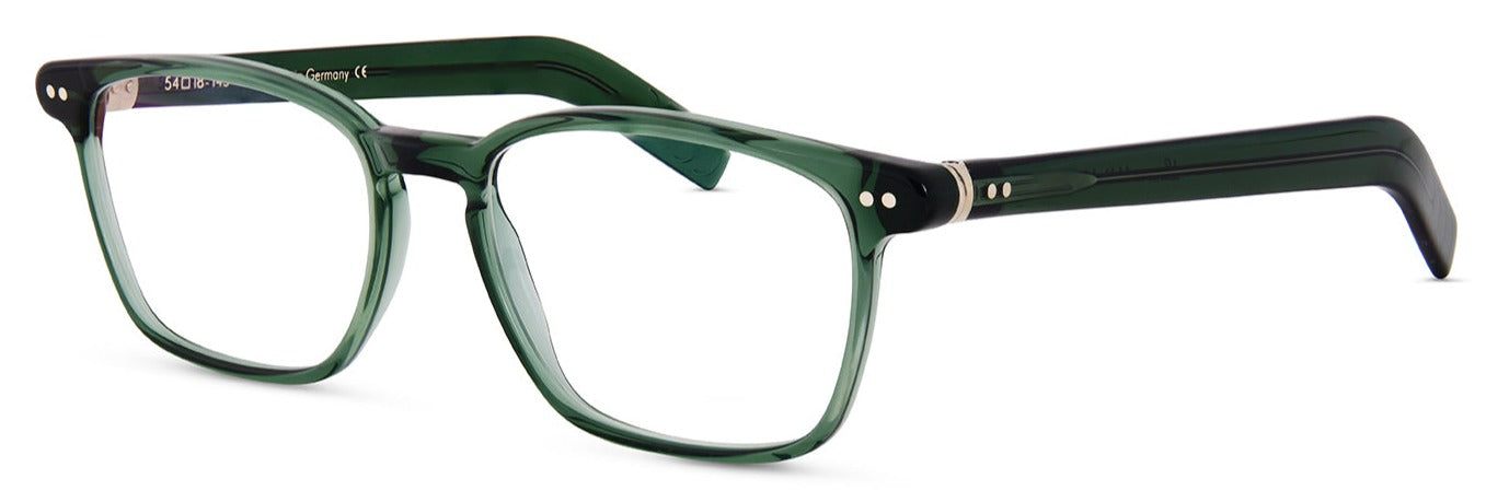 Alexander Daas - Lunor A6 258 Eyeglasses - Forest Green - Side View