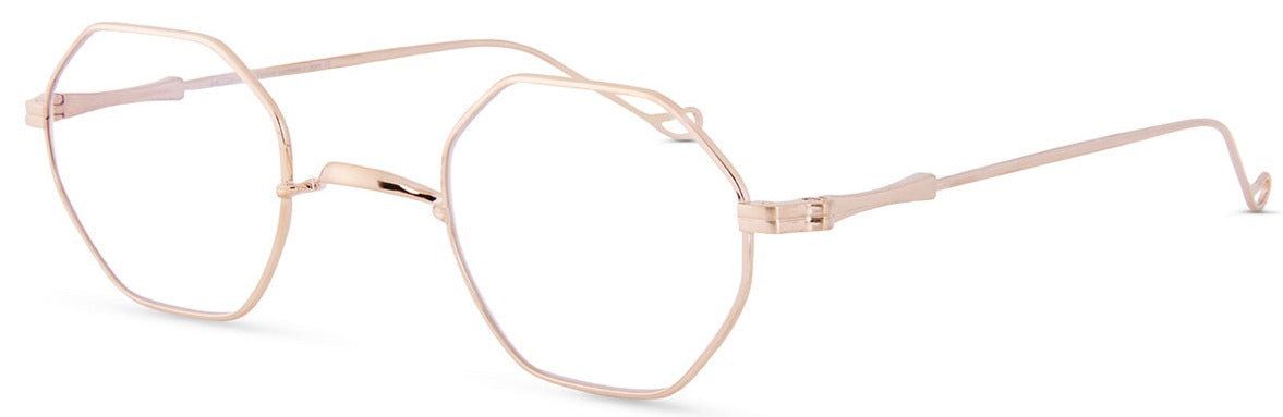 Alexander Daas - Lunor M2 02 Eyeglasses - Satin Rose Gold - Side View