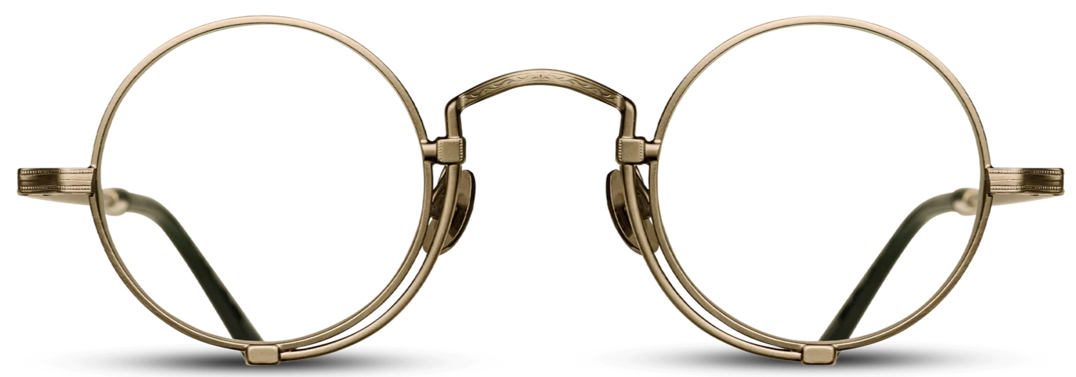 Alexander Daas - Matsuda 10103H Eyeglasses - Antique Gold - Front View