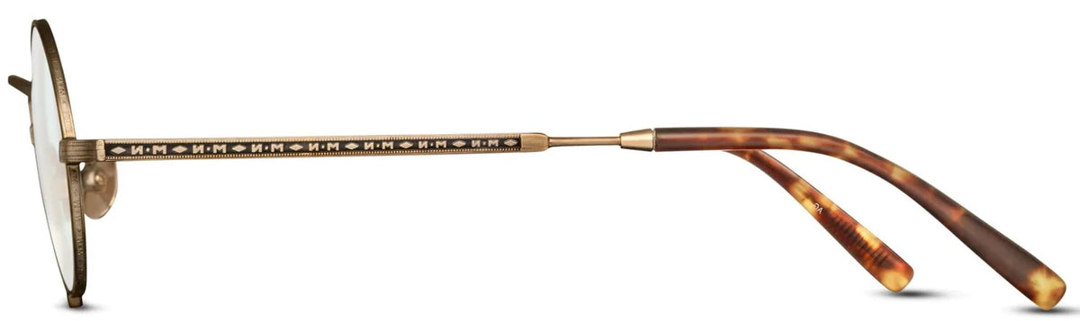Alexander Daas - Matsuda 10103H Eyeglasses - Antique Gold - Side View