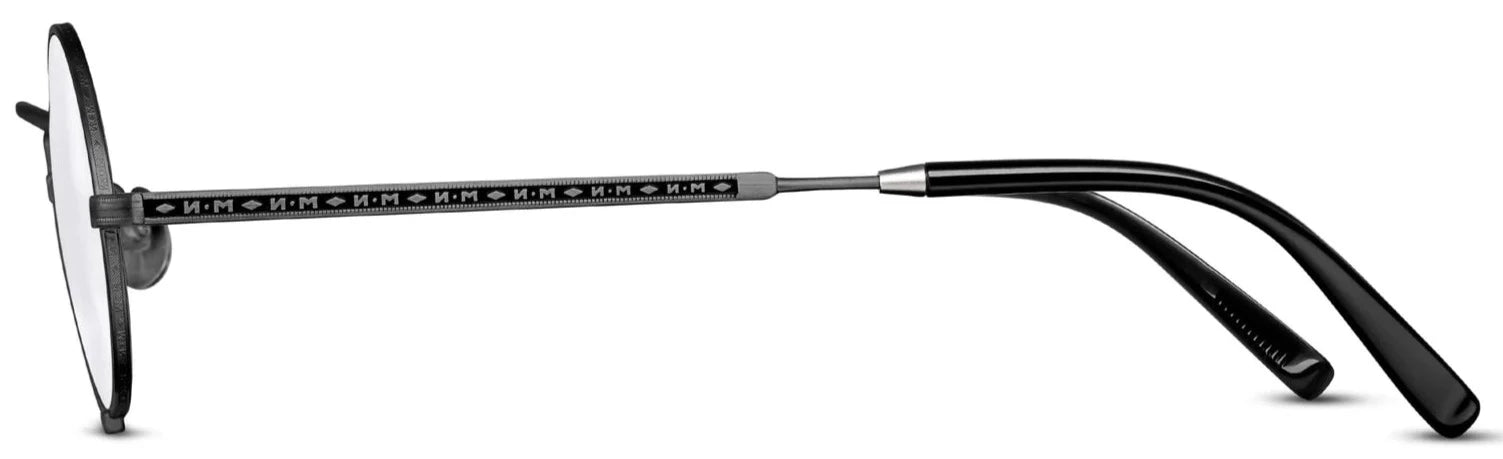 Alexander Daas - Matsuda 10103H Eyeglasses - Brushed Black - Side View