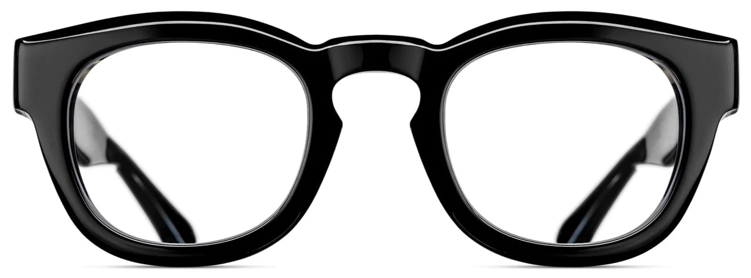 Alexander Daas - Matsuda M1029 Eyeglasses - Black & Gold - Front View