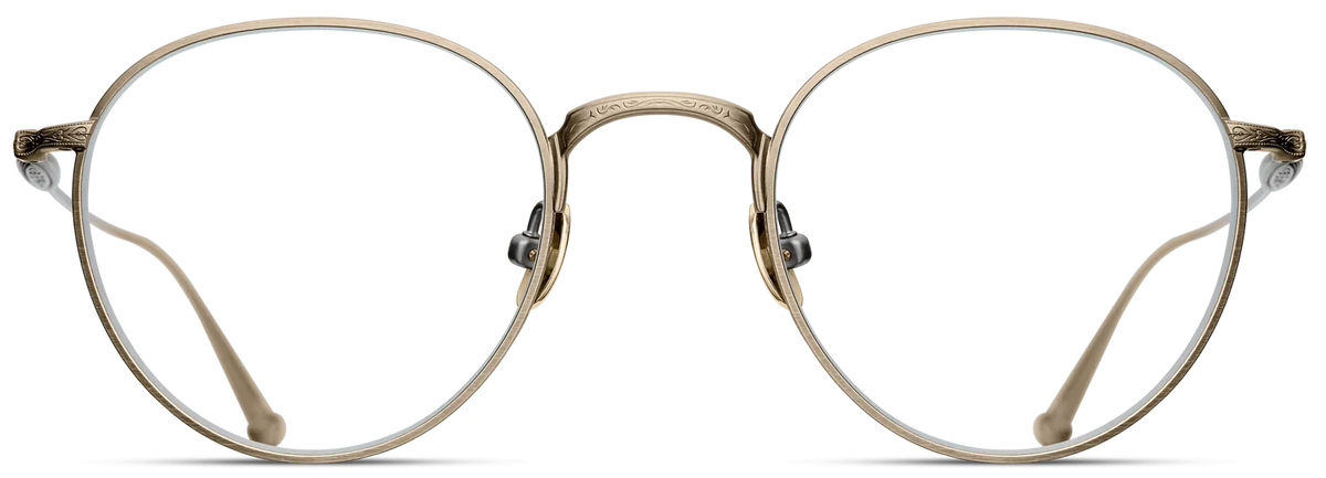 Alexander Daas - Matsuda M3085 Eyeglasses - Antique Gold - Front View