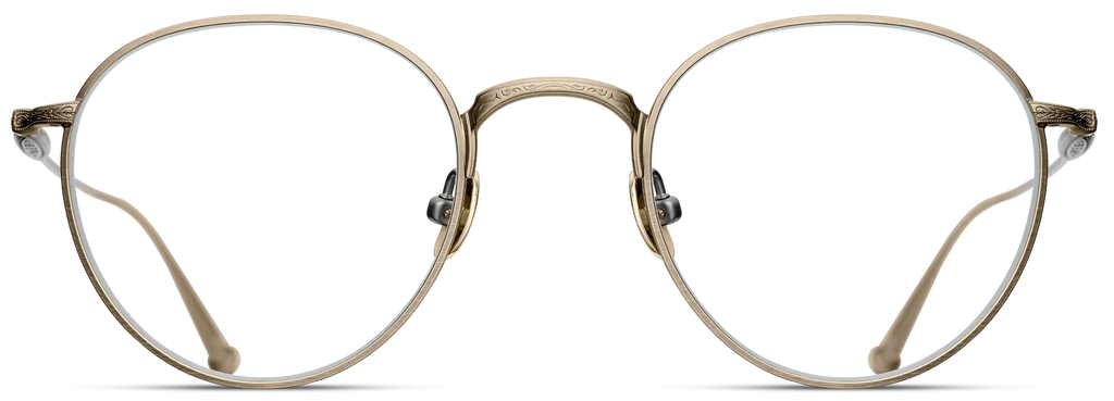 メガネ MATSUDA Matsuda - M3085.RX - GOLD ANTIQUE Matsuda Official | M3085-i Panto Glasses - Hand Made in Japan