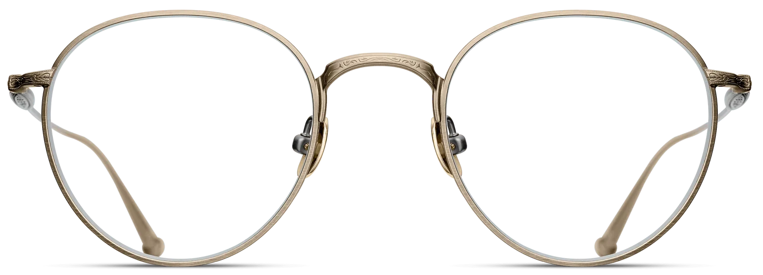 Alexander Daas - Matsuda M3085 Eyeglasses - Antique Gold - Front View