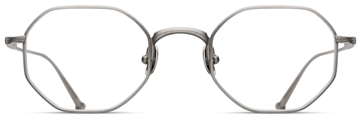 Alexander Daas - Matsuda M3086 Eyeglasses - Antique Silver - Front View