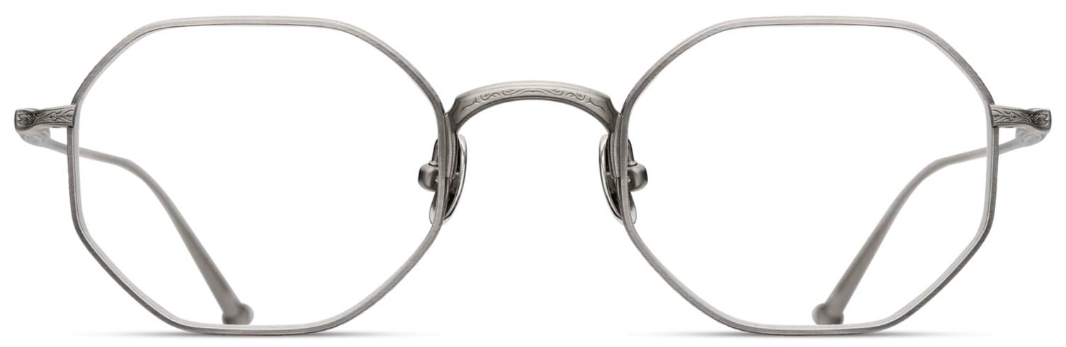 Alexander Daas - Matsuda M3086 Eyeglasses - Antique Silver - Front View