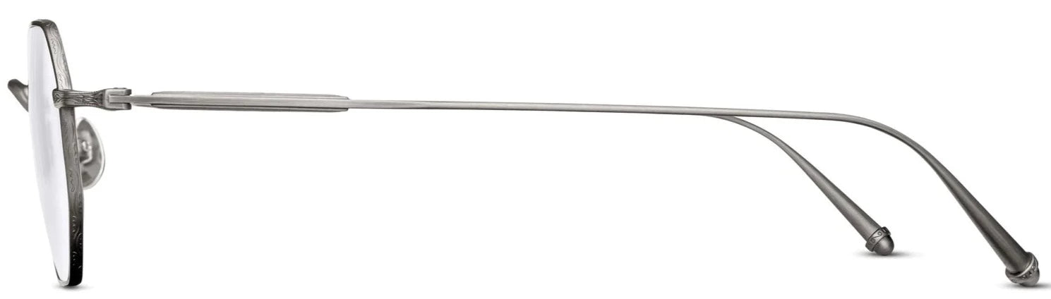 Alexander Daas - Matsuda M3086 Eyeglasses - Antique Silver - Side View