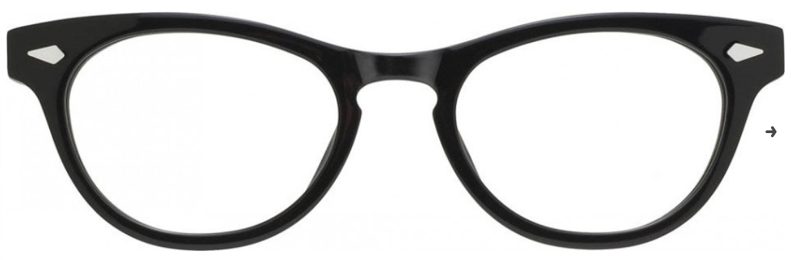 Alexander Daas - Moscot Bummi Eyeglasses - Black - Front View