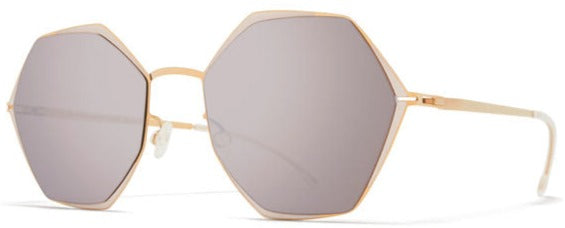 Alexander Daas - Mykita Alessia Sunglasses - Champagne Gold & Aurore - Side View