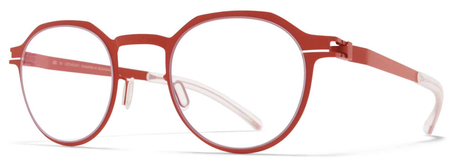 Alexander Daas - Mykita Armstrong Eyeglasses - Burnt Orange - Side View