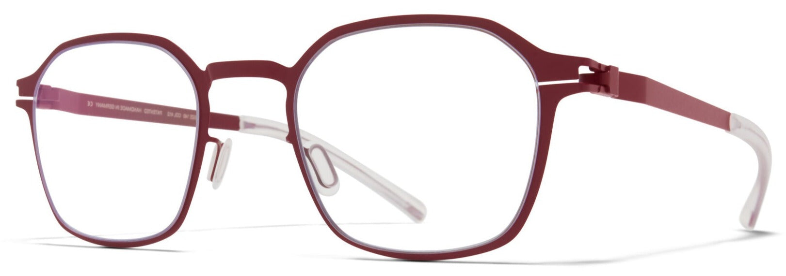 Alexander Daas - Mykita Baker Eyeglasses - Cranberry - Side View
