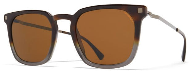 Alexander Daas - Mykita Borga Sunglasses - Santiago Gradient & Amber Brown - Side View