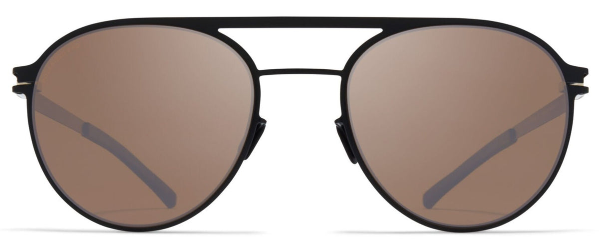 Alexander Daas - Mykita Bradley Sunglasses - Jet Black &amp; Mole Grey - Front View