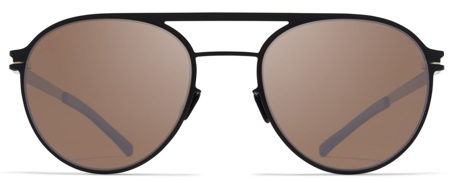 Alexander Daas - Mykita Bradley Sunglasses - Jet Black & Mole Grey - Front View