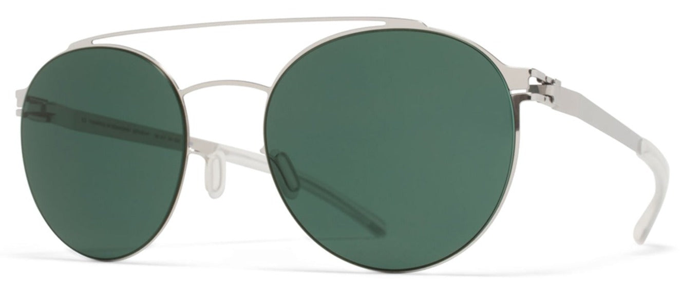 Alexander Daas - Mykita Brent Sunglasses - Shiny Silver - Side View