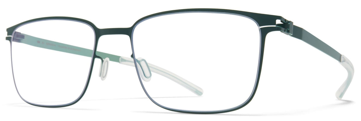 Alexander Daas - Mykita Bud Eyeglasses - Moss &amp; Sage Green - Side View