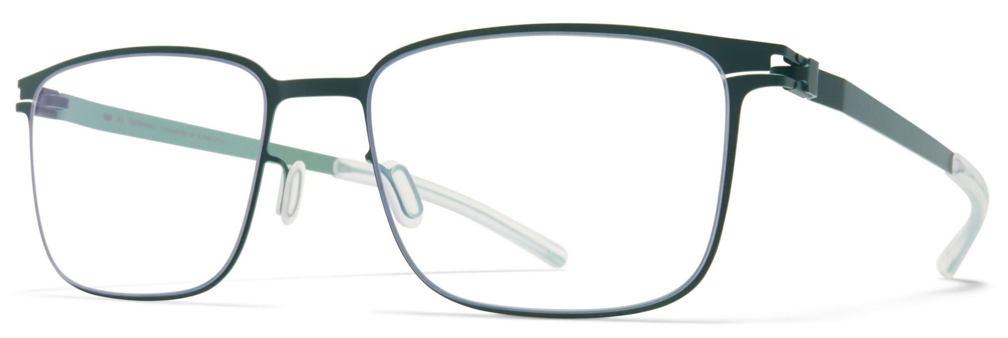 Alexander Daas - Mykita Bud Eyeglasses - Moss & Sage Green - Side View