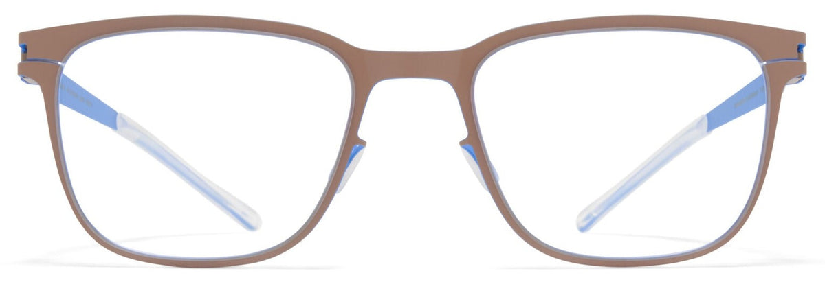 Alexander Daas - Mykita Clarence Eyeglasses - Greige &amp; Light Blue - Front View