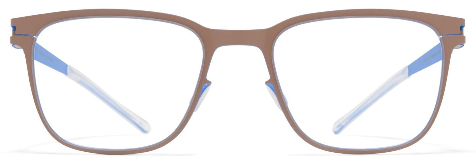 Alexander Daas - Mykita Clarence Eyeglasses - Greige & Light Blue - Front View