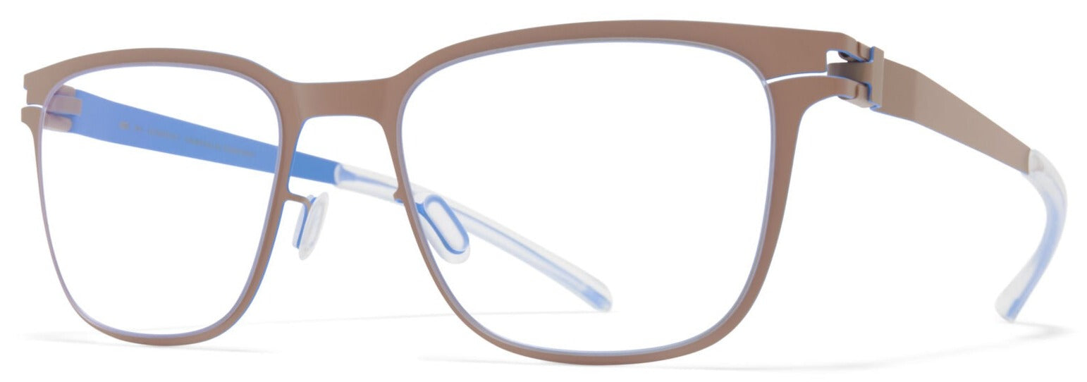 Alexander Daas - Mykita Clarence Eyeglasses - Greige & Light Blue - Side View