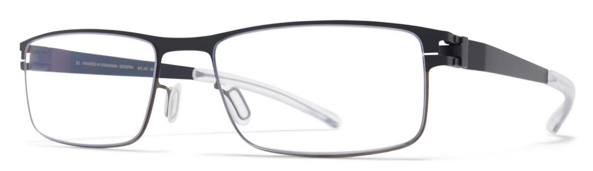 Alexander Daas- Mykita Clive Eyeglasses - Shiny Graphite-Nearly Black- Side View