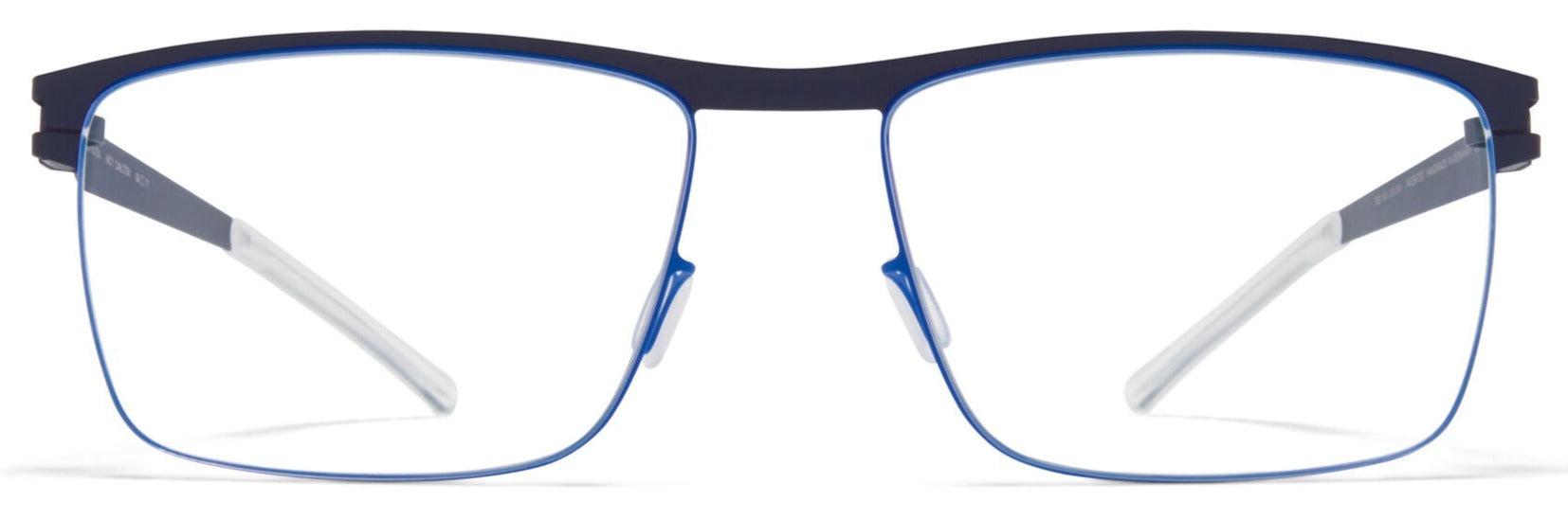 Alexander Daas - Mykita Dalton Eyeglasses - Indigo & Yale Blue - Front View