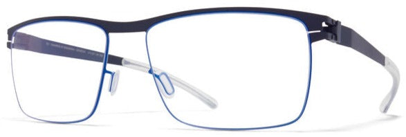 Alexander Daas - Mykita Dalton Eyeglasses - Indigo &amp; Yale Blue - Side View