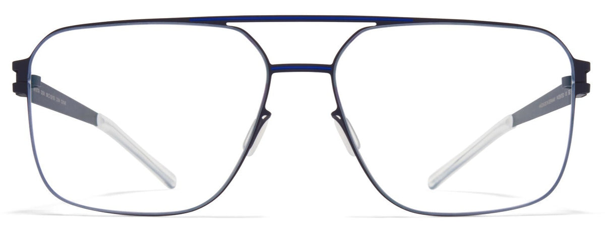 Alexander Daas - Mykita Don Eyeglasses - Indigo &amp; Yale Blue - Front View