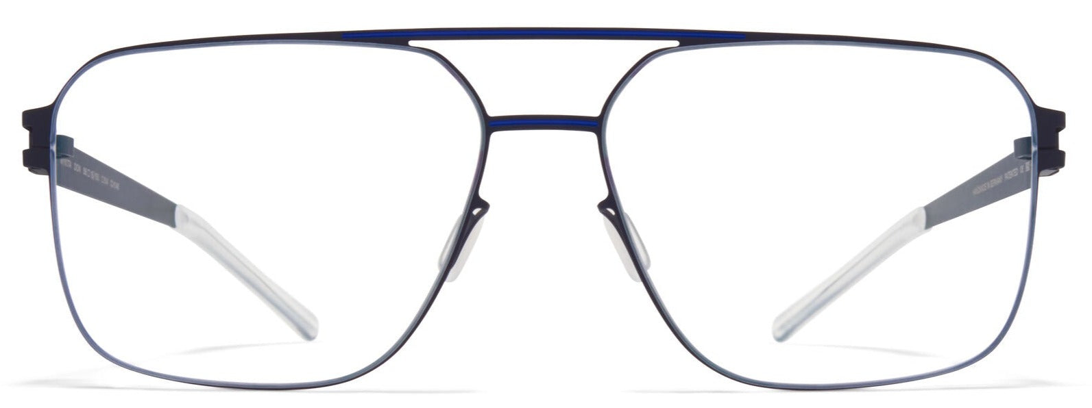 Alexander Daas - Mykita Don Eyeglasses - Indigo & Yale Blue - Front View