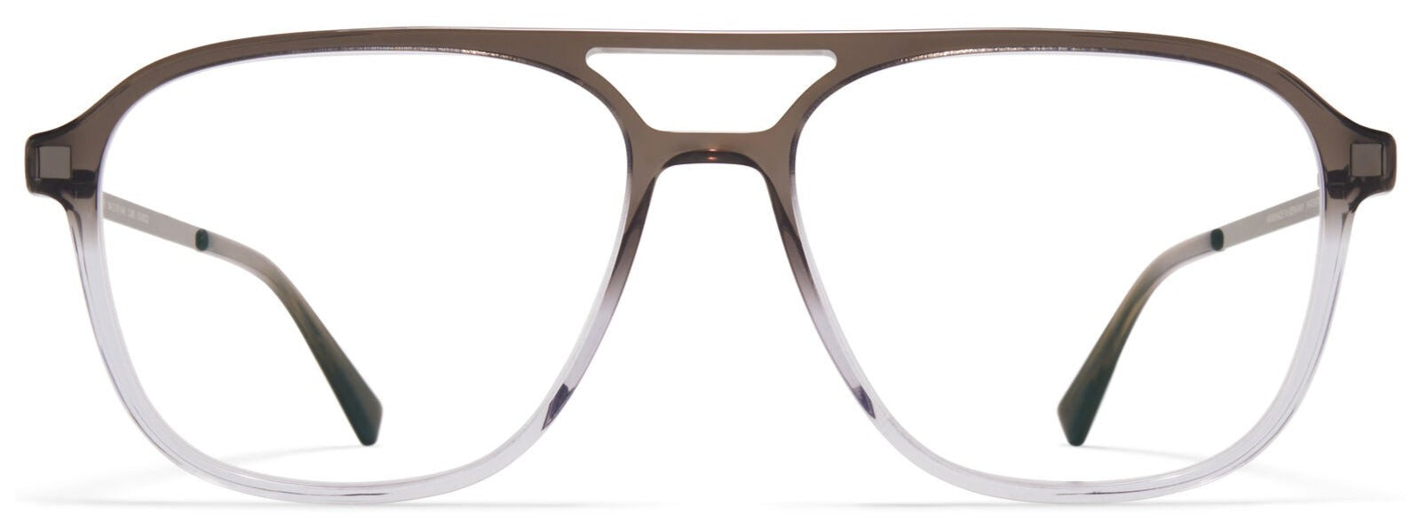 Alexander Daas - Mykita Gylfi Eyeglasses - Grey Gradient & Shiny Graphite - Front View