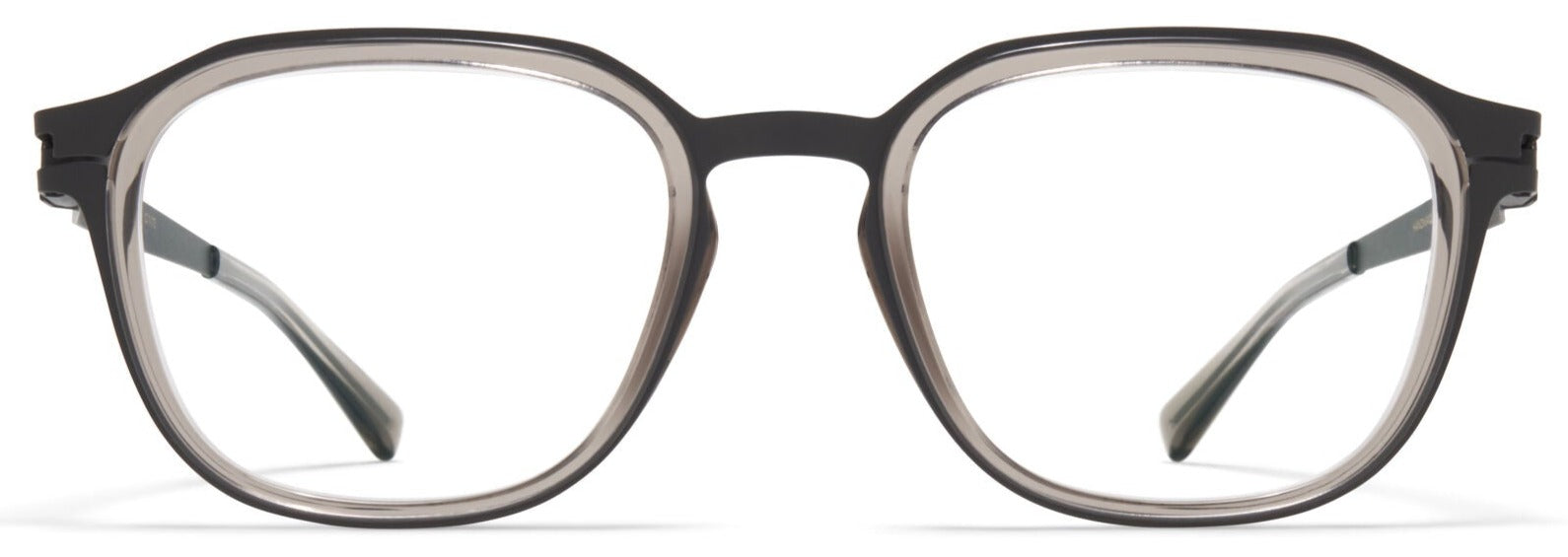 Alexander Daas - Mykita Hawi Eyeglasses - Storm Grey & Clear Ash - Front View