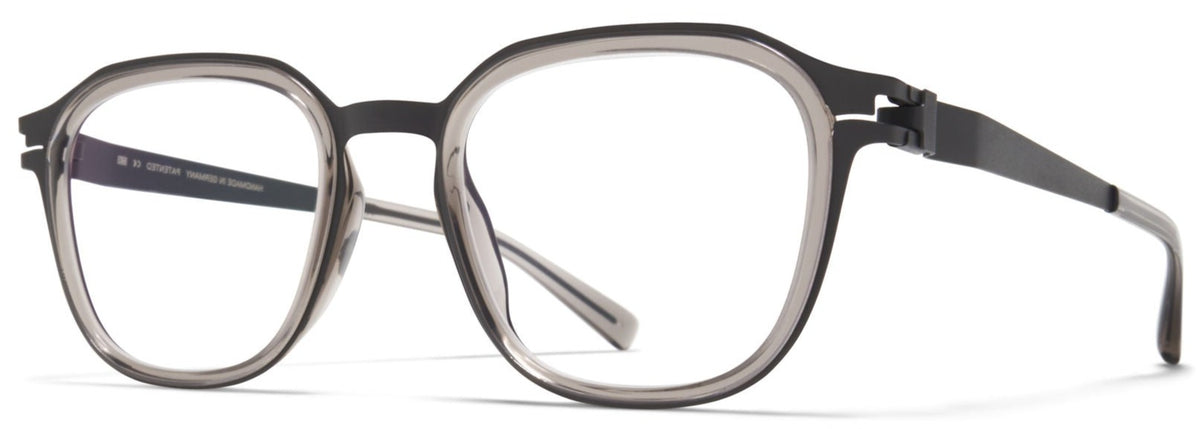 Alexander Daas - Mykita Hawi Eyeglasses - Storm Grey &amp; Clear Ash - Side View