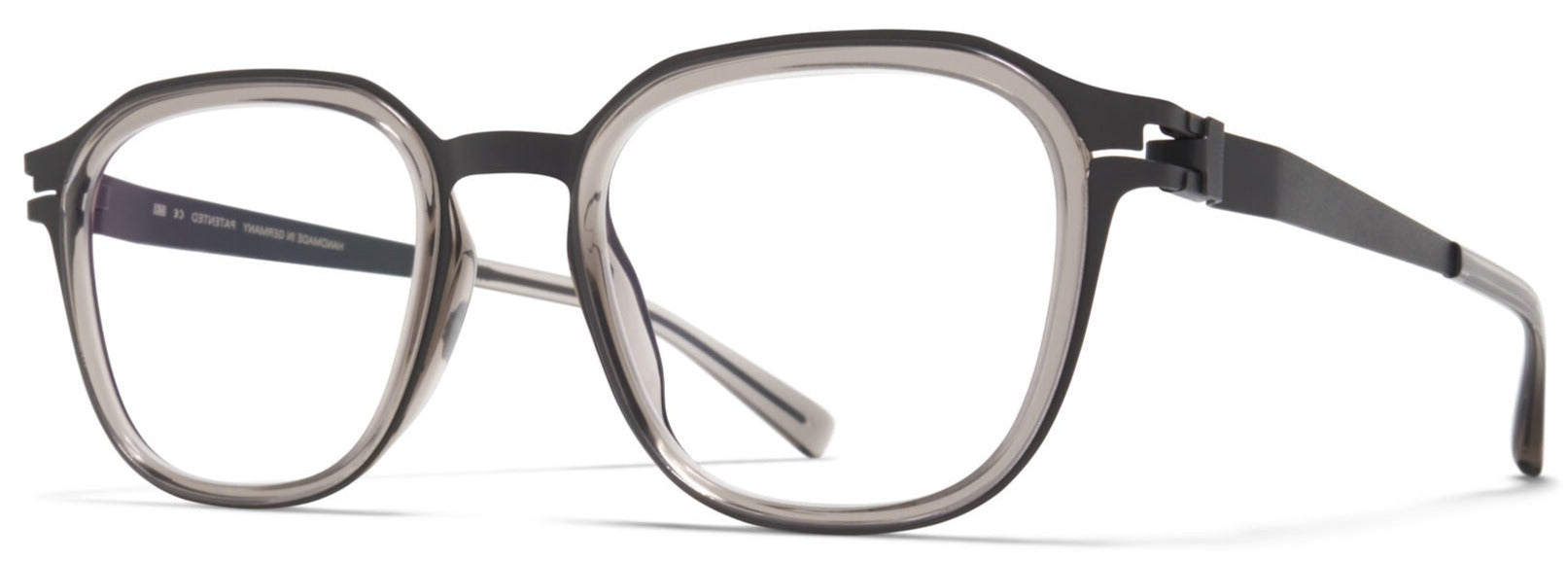 Alexander Daas - Mykita Hawi Eyeglasses - Storm Grey & Clear Ash - Side View