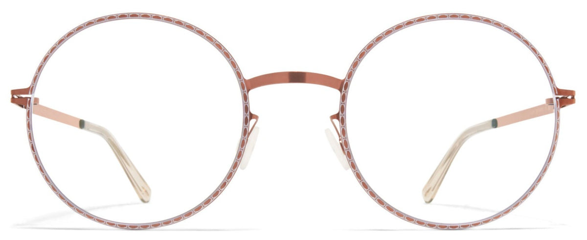 Alexander Daas - Mykita Lale Eyeglasses - Shiny Copper &amp; Aurore - Front View