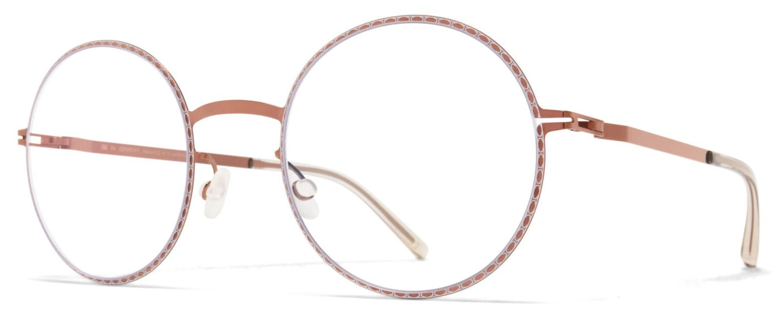 Alexander Daas - Mykita Lale Eyeglasses - Shiny Copper & Aurore - Side View