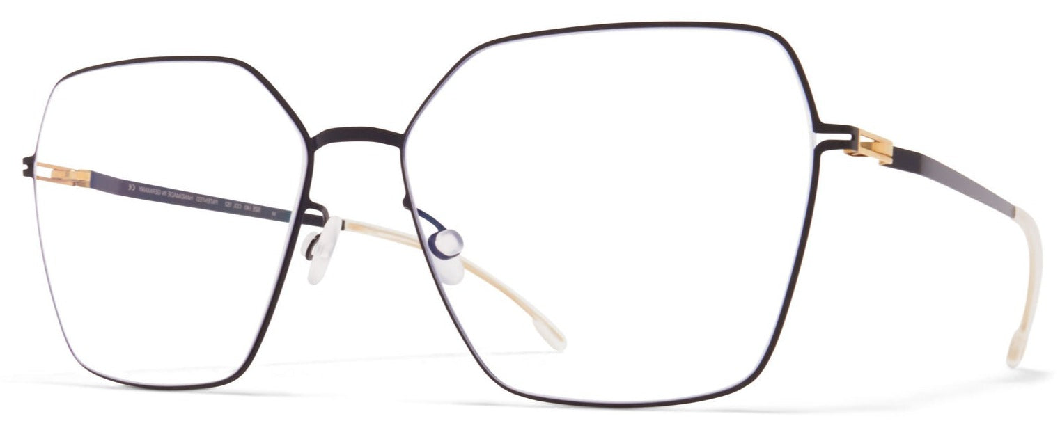 Alexander Daas - Mykita Liva Eyeglasses - Jet Black - Side View