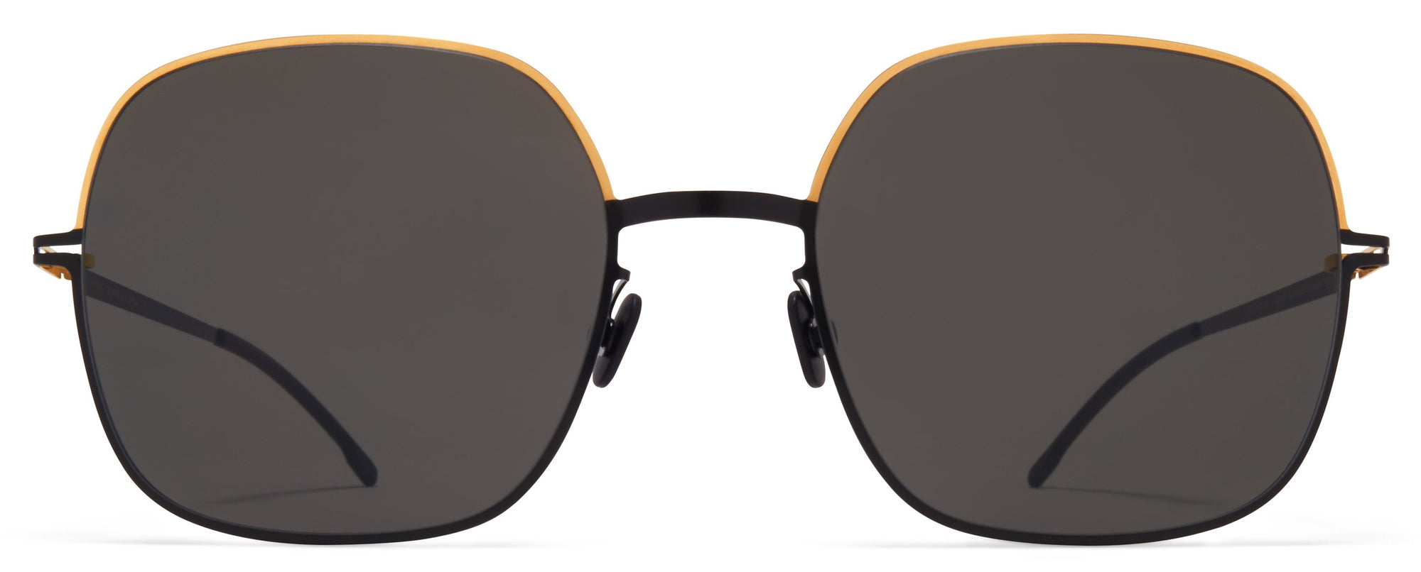 Alexander Daas - Mykita Magda Sunglasses - Gold & Jet Black - Front View