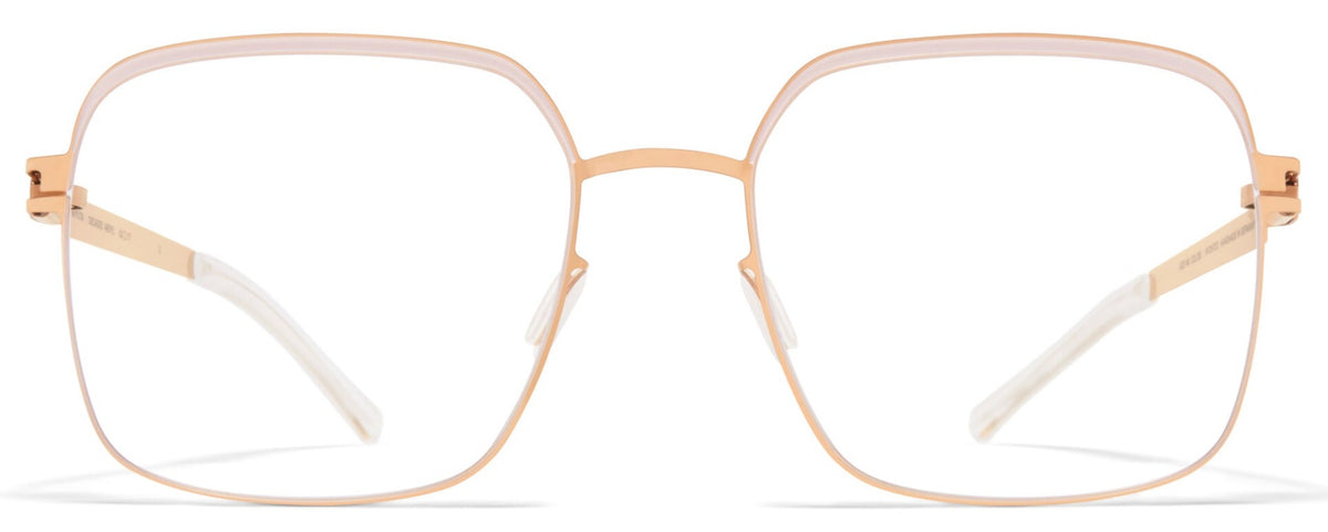 Alexander Daas - Mykita Meryl Eyeglasses - Champagne Gold &amp; Aurore - Front View